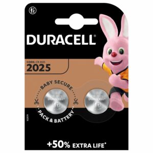 Duracell Lithium-Knopfzellen Specialty CR2025 2er-Pack