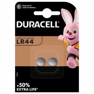 Duracell Alkali-Knopfzellen LR44 2er-Pack