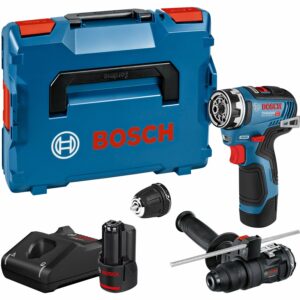 Bosch Professional Akku Bohrschrauber GSR 12V-35 FC mit 2 x 3 Ah GFA in L-Boxx