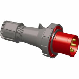 CEE-Stecker 5-polig 63 A 400 V IP67 Rot