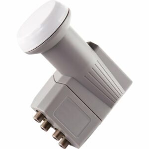 Digitales Universal-Quad LNB Grau