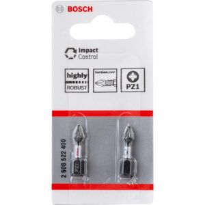 Bosch Screwdriver Bits Impact Control PZ1 2-teilig