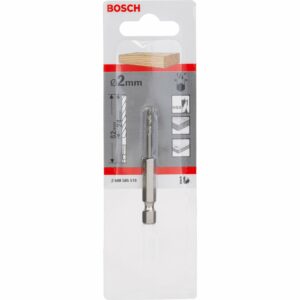 Bosch Holzspiralbohrer 1/4 Zoll-Sechskantschaft Ø 2 mm x 62 mm