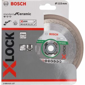 Bosch X-Lock Diamanttrennscheibe Standard für Keramik Ø 115 mm