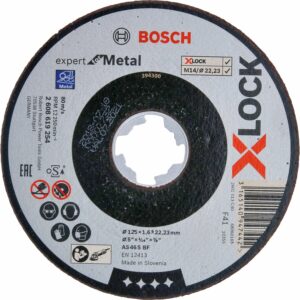 Bosch X-Lock Trennscheibe Gerade Expert für Metall Ø 125 mm