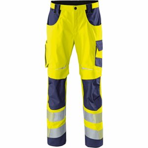 Kübler Workwear Arbeitshose Reflectiq PSA 2 Warngelb/Dunkelblau Gr. 52