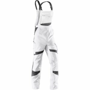 Kübler Workwear Latzhose Activiq Weiß/Anthrazit Gr. 54