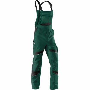 Kübler Workwear Latzhose Activiq Moosgrün/Schwarz Gr. 50