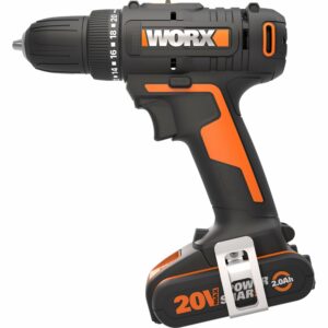 Worx 20 V Akku-Bohrschrauber WX100 inkl. 2 Ah Akku mit Tasche