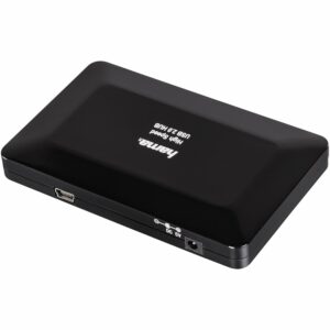 Hama USB-2.0-Hub 1:4 mit Netzteil Schachtel Schwarz