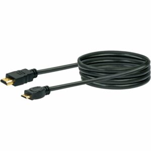 Schwaiger High-Speed HDMI-Mini-Kabel mit Ethernet Schwarz 1