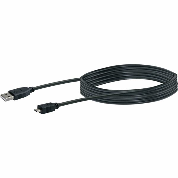 Schwaiger USB Micro Anschlusskabel 2.0 Schwarz 1 m