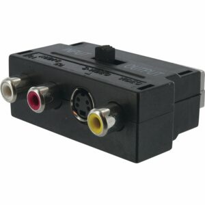 Schwaiger Audio/Video Adapter mit Umschalter