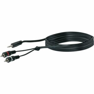 Schwaiger Audio-Adapterkabel Schwarz 1