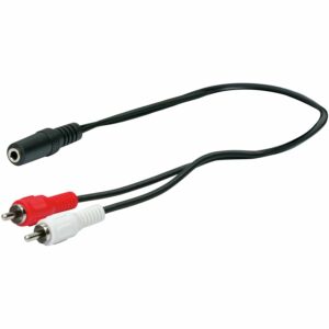 Schwaiger Audio Adapterkabel 20 cm