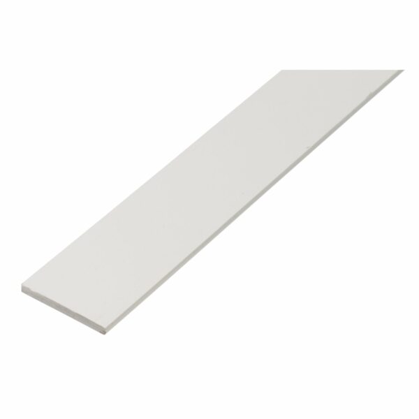 Flachstange Weiß 3 mm x 30 mm x 2600 mm