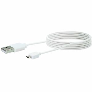 Micro USB Lade- & Sync-Kabel Weiß 2 m