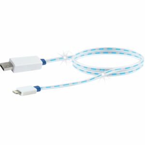 Apple Lightning Kabel Weiß leuchtend 0