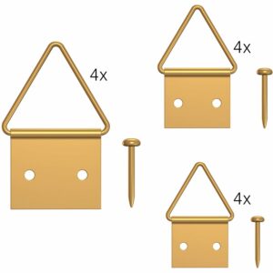 Artiteq Triangelhänger mit Nägel 12er-Set