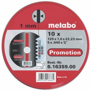 Metabo Trennscheiben Metall 125 mm 10 Stück