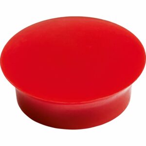 LUX Magnete Rund Ø 22 mm Rot 4 Stück