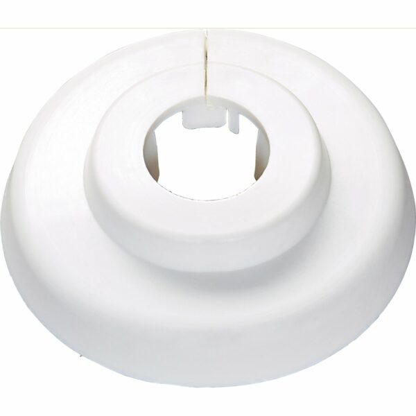 Scharnierrosette 12 mm (G 1/8) Weiß 4 Stück