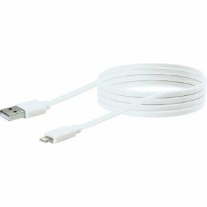 Apple Lightning Flachkabel Weiß 2 m