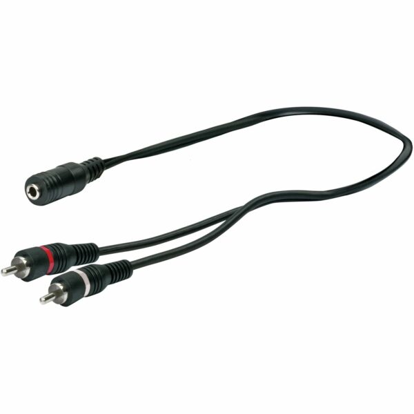 Schwaiger Audio Adapterkabel HQ 20 cm