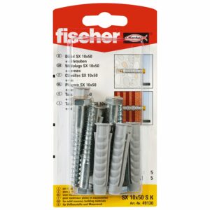 Fischer Spreizdübel SX 10 x 50 SK mit Schraube (5 ST)