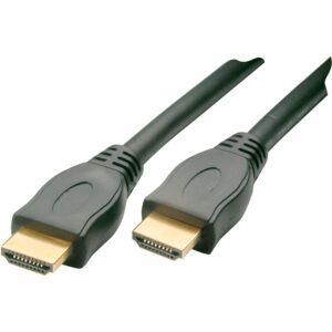 HDMI-Anschlusskabel 2 m vergoldet Schwarz HDMI0200 043