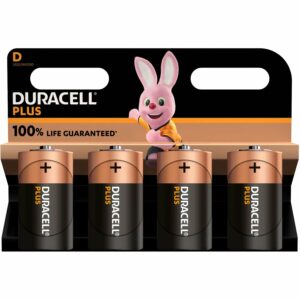 Duracell Alkaline Batterien Plus D 4er Pack