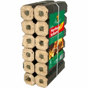 Flammenco® Hartholz Briketts 8-eckig mit Loch 10 kg FSC®