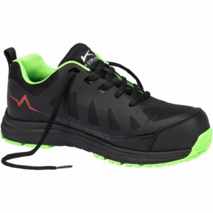 Kübler Pulse Sneaker S1P Schwarz/Neongrün Gr. 46