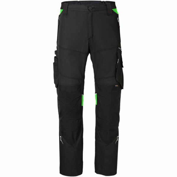 Kübler Pulse Bundhose Power Schwarz/Neongrün Gr. 54