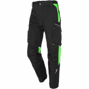 Kübler Pulse Bundhose Action Schwarz/Neongrün Gr. 56