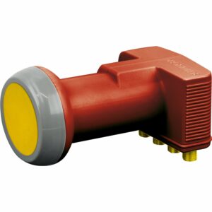 Schwaiger Digitales Quad LNB Sun Protect Ziegelrot