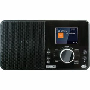 Schwaiger Digitalradio mit DAB+ / FM Schwarz