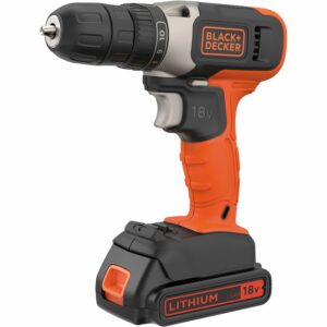 Black+Decker 18 V Akku-Bohrschrauber BCD001C1 inkl. 1