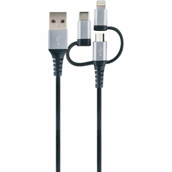Schwaiger 3-in-1 Sync und Ladekabel USB Micro B