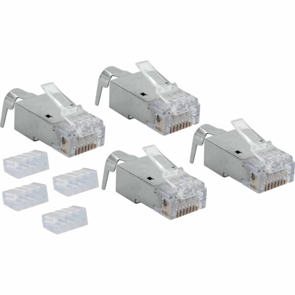 Schwaiger CAT 6A/CAT 7 Netzwerkstecker 4 Stück