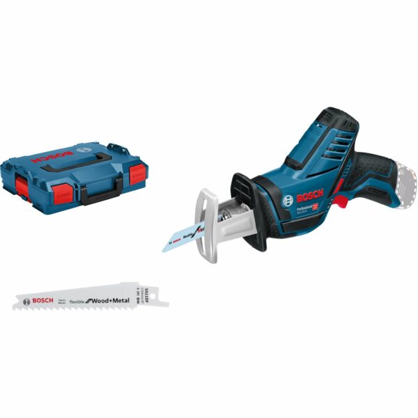 Bosch Professional Akku-Säbelsäge GSA 12 V-14 Solo in L-Boxx mit Säbelsägeblatt