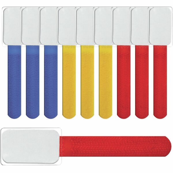 Schwaiger Klett-Kabelbinder LTC Mini Tags mit Beschriftungsfeld Mehrfarbig