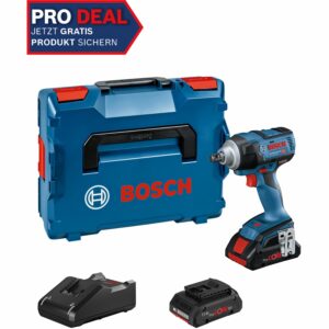 Bosch Professional 18 V Akku-Bohrschrauber GDS 18V-300 inkl. 4 Ah Akkus