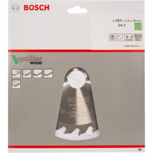Bosch Hartmetall Kreissägeblatt 184 mm x 30 mm x 2