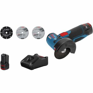 Bosch Professional Akku-Winkelschleifer GWS 12 V-76 L-Boxx inkl. 2 Akkus + GAL