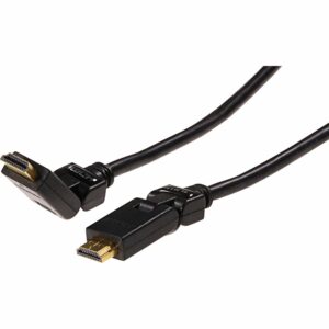 Schwaiger High-Speed HDMI-Kabel beweglich mit Ethernet Schwarz 1