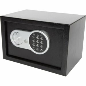 Perel elektronischer Safe Codeschloss u. Notschlüssel 200 mm x 310 mm x 200 mm