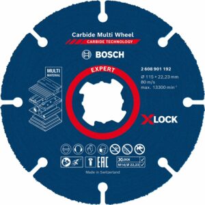 Bosch X-Lock Trennscheiben Expert Carbide Multi Wheel Ø 115 mm