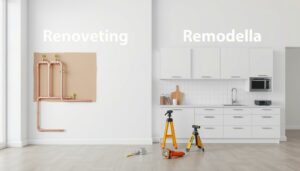 was ist der unterschied zwischen renovieren und sanieren