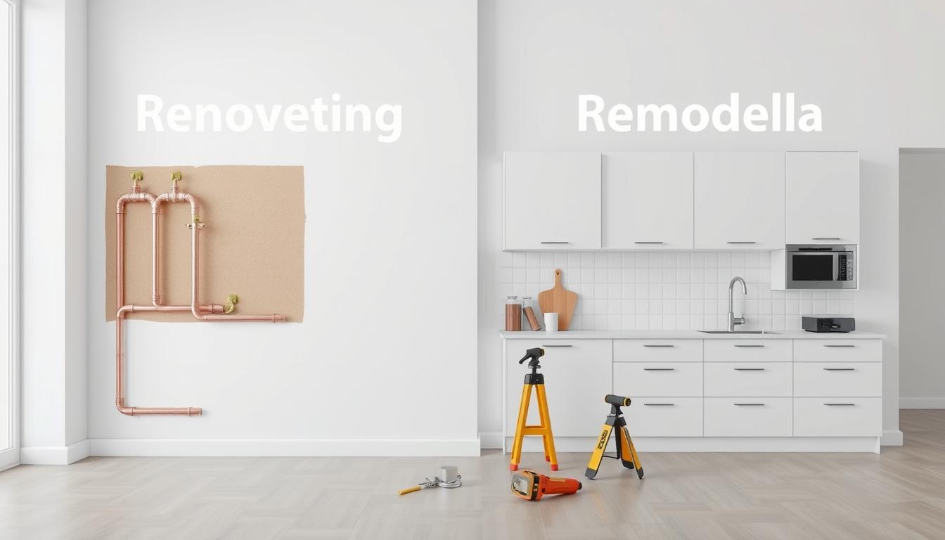 was ist der unterschied zwischen renovieren und sanieren